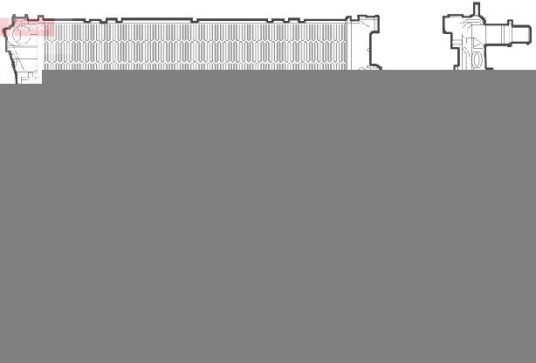 Radiator DENSO DRM09043 Radiator DENSO DRM09043