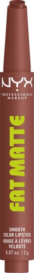NYX PROFESSIONAL MAKEUP Fat Matte Slick Click Lip Balm 08 Toasty Taupe NYX PROFESSIONAL MAKEUP Fat Matte Slick Click Lip Balm 08 Toasty Taupe