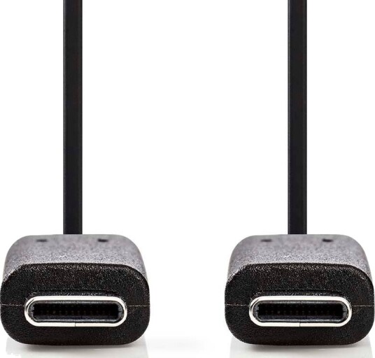 Nedis USB-kabel | USB 3.2 Gen 1 | USB-C™ Hann | USB-C™ Hann | 60 W | 4K@60Hz | 5 Gbps | Nikkel belagt | 2.00 m | Rund | PVC | Sort | Boks Nedis USB-kabel | USB 3.2 Gen 1 | USB-C™ Hann | USB-C™ Hann | 60 W | 4K@60Hz | 5 Gbps | Nikkel belagt | 2.00 m | Rund | PVC | Sort | Boks