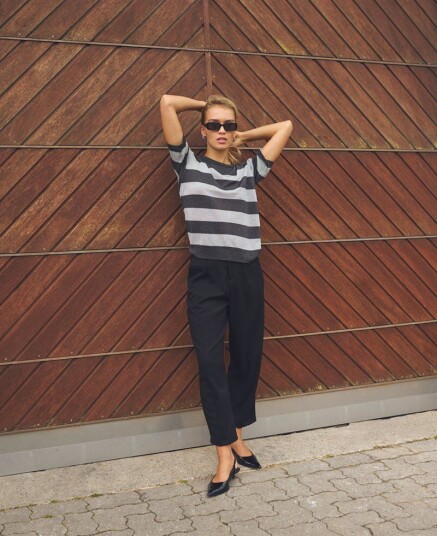 Kaffe Clothing Kaffe Merle Cropped Pant Svart 40