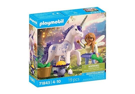 PLAYMOBIL Samlefigur Magisk Enhjørning Lucky Lavender med Fe - Lilla