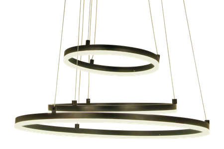 Circles taklampe svart/hvit 5wLED dim