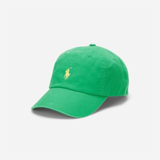 Ralph Lauren Cotton Chino Ball Cap - Classic Kelly Grønn OS