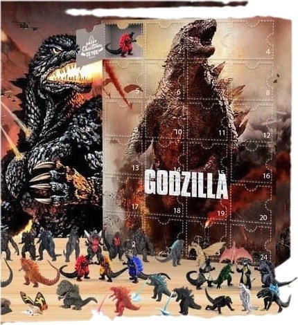 2026 Adventskalender Godzilla Adventskalender Blind Box Leketøy