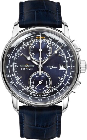 Zeppelin 100 Jahre 8670-3 Quarz Blue Watch (259588) Zeppelin 100 Jahre 8670-3 Quarz Blue Watch (259588)