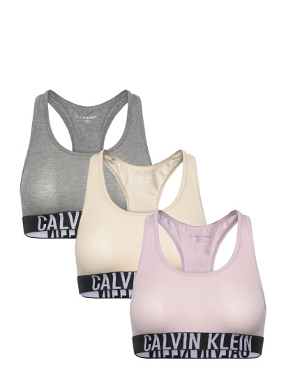 Calvin Klein 3Pk Bralette Multi/patterned 152 164 Calvin Klein 3Pk Bralette Multi/patterned 152 164
