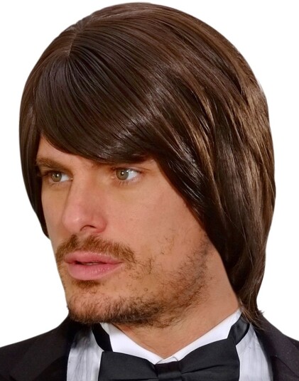 Brun Adam Deluxe Parykk Kan Styles! Brun Adam Deluxe Parykk Kan Styles!