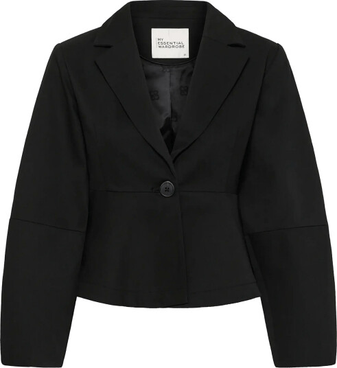 My Essential Wardrobe Mwevie Shaped Blazer   Black   40