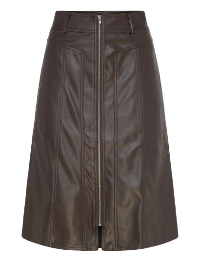 Lollys Laundry Katelynll Midi Skirt - Brown - XXL Lollys Laundry Katelynll Midi Skirt - Brown - XXL