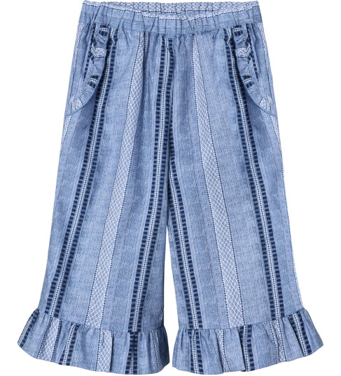 Fliink Bukser Ruffle Amie Navy Fliink 98 Bukser bomull Blå