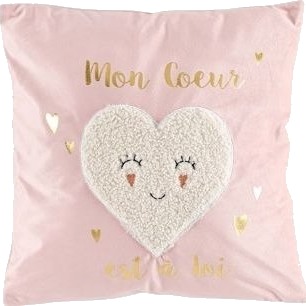Douceur D`Interieur Dekorpute Lilylove Rosa 40X40