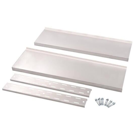 vidaXL Flytende vegghylle 2 niv?er rustfritt st?l 100x30 cm vidaXL Flytende vegghylle 2 niv?er rustfritt st?l 100x30 cm
