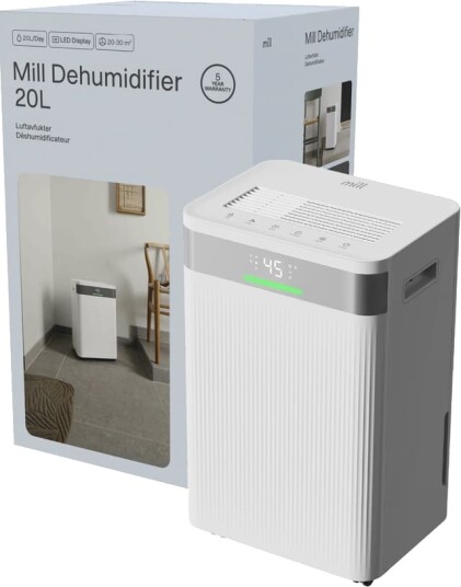 Mill luftavfukter MDH20 Mill white Mill luftavfukter MDH20 Mill white
