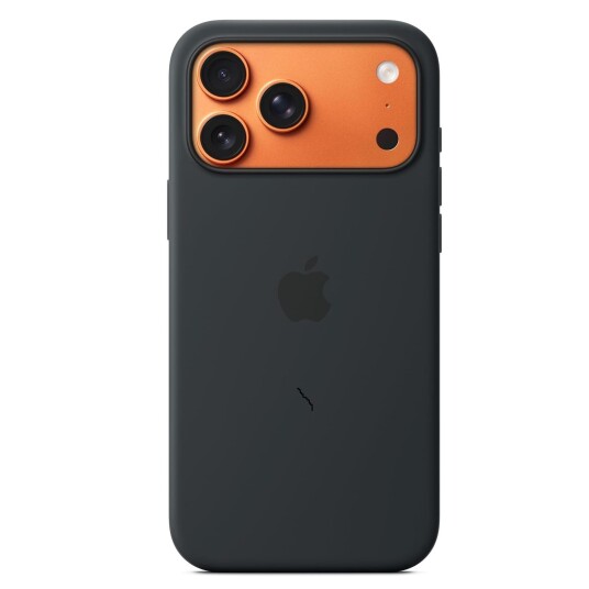 Apple iPhone 17 Pro Max Silicone Case with MagSafe   Svart Black MGFR4FE