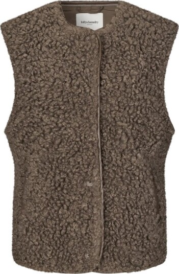 Lollys Laundry Vadall Vest Sl - Brown - S