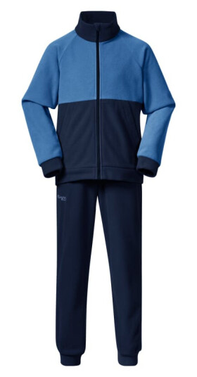 Bergans Kids' Smådøl V5 Longzip Set 80, Navy Blue/Riviera Blue