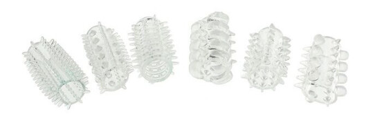 Toy Joy Power Penis Sleeve Set gjennomsiktig