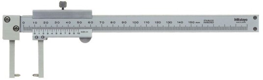Mitutoyo Nonieskjutmått 536-152 Med Inåtriktade Mätspetsar 0-150mm, 0,05mm Mitutoyo Nonieskjutmått 536-152 Med Inåtriktade Mätspetsar 0-150mm, 0,05mm