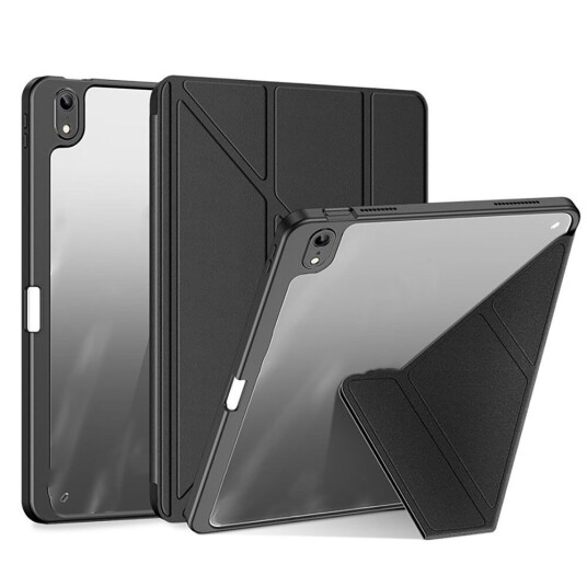 Dux Ducis iPad 10.9" (2022) Kunstskinn / Plast Flip Deksel - DUX DUCIS MAGI Series - Gjennomsiktig / Svart Dux Ducis iPad 10.9" (2022) Kunstskinn / Plast Flip Deksel - DUX DUCIS MAGI Series - Gjennomsiktig / Svart
