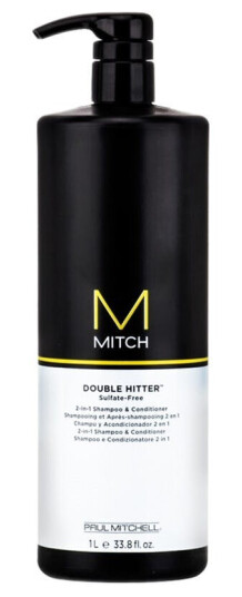 Paul Mitchell Mitch Double Hitter 2 in 1 Shampoo & Conditioner 1000 ml Sjampo og balsam