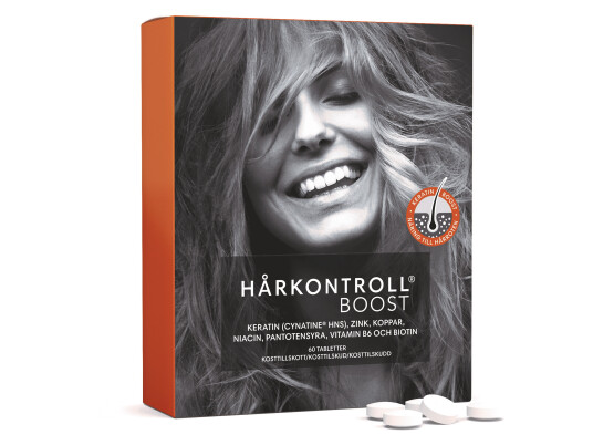 Hårkontroll Boost, 60 tabletter Hårkontroll Boost, 60 tabletter