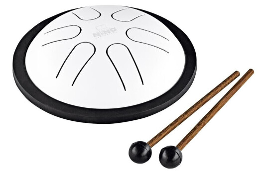 Nino Percussion Nino980wh Steel Tongue Drum, Hvit