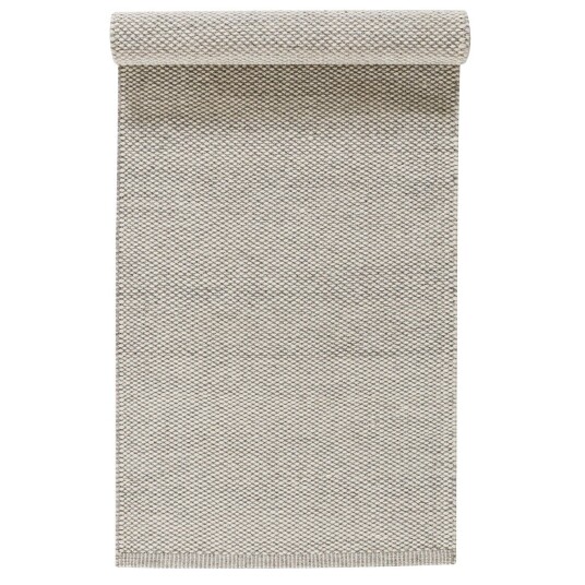 Scandi Living Lea ullteppe naturhvit 80x240 cm
