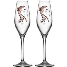 Kosta Boda Champagneglass All About You 2-pack Forever Yours