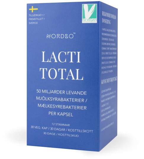 Nordbo Lacti Total 30 Kapslar Nordbo Lacti Total 30 Kapslar