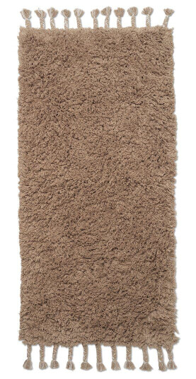 ferm LIVING Amass long pile teppe 70 x 140 cm White Pepper