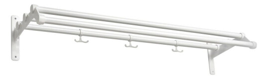 Essem Design Nostalgi 291 hattehylle 100 cm Hvit-hvit