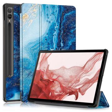 Samsung Galaxy Tab S9+ Tri Fold Series Smart Folio etui Sjøbølge