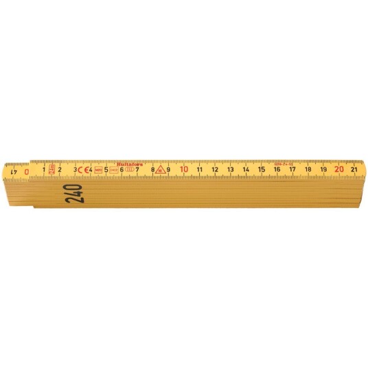 Hultafors Glassfiber Meterstokk 2,4m med Metrisk Gradering Hultafors Glassfiber Meterstokk 2,4m med Metrisk Gradering