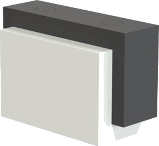Frost dørstopper 5001 matt hvit