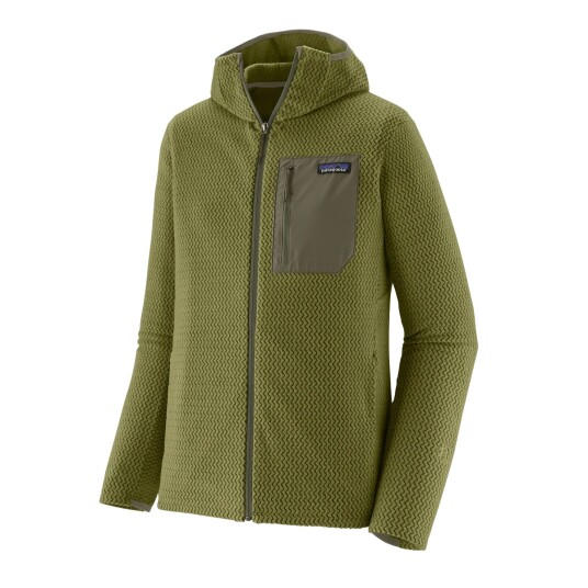 Patagonia Men"s R1 Air Full zip Hoody Caper Green S Patagonia Men"s R1 Air Full zip Hoody Caper Green S