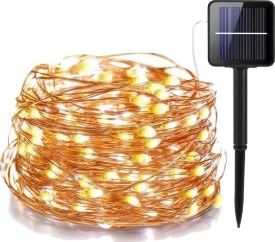 Volteno Solcellelampe 100 Led / Girlander
