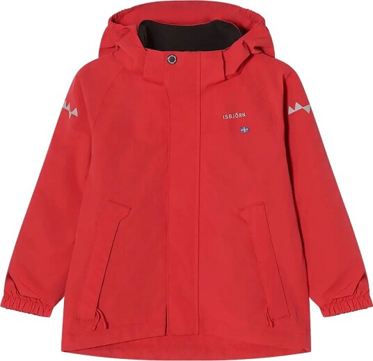 ISBJÖRN of Sweden Penguin Hardshell Jacket Kids   Red   86/92
