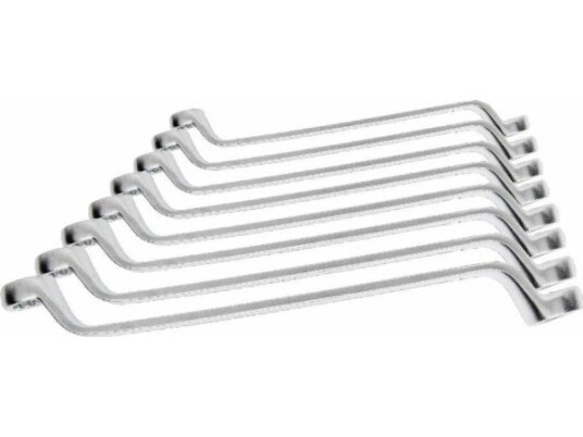 Högert Technik Ringnøkler 8 Stk. CrV 6-22 mm Dobbelthodet Håndverktøy