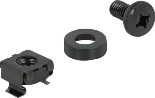 Delock Rack-Monteringspakke Sort 66548