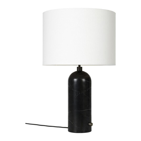 Gubi Gravity Table Lamp Small White / Black Marble