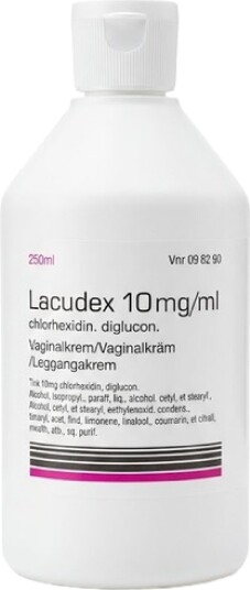 Lacudex 10 mg/ml vaginalkrem 250 ml