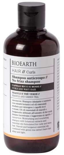 Bioearth Hair 2.0 No Frizz Shampoo 250 ml