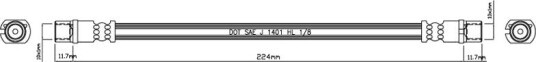 Bremseslange MOTAQUIP VBJ224