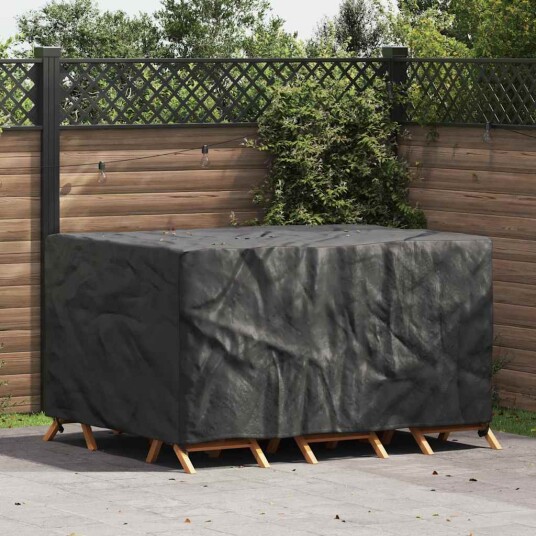  Trekk til utemøbler Svart 180 x 140 x 90 cm 420D
