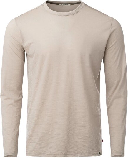 Aclima Men's LightWool 180 Crewneck Simply Taupe S, Simply Taupe