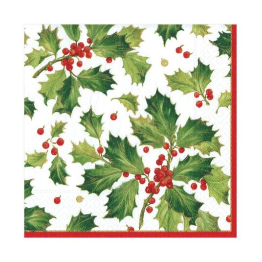Servietter: Gilded Holly lunsj