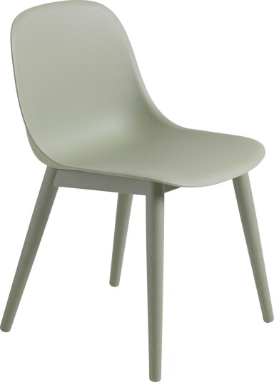 Muuto Fiber Spisestol med Base Grønn