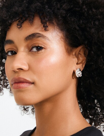 Pilgrim Inner Earrings Silver Plated   Silver   ONE SIZE