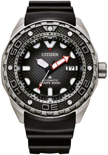 Citizen Herreklokke NB6004 08E Promaster Sort/Gummi Ø46 mm Citizen Herreklokke NB6004 08E Promaster Sort/Gummi Ø46 mm