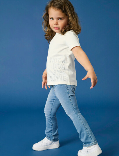 Kids Only Kmgriri Life S/S Stones Top Box Jrs Cream 122
